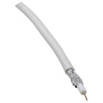 BKL 0806001/25 Coax Cable 6.60mm 75Ω 90dB 25m White Double-Layer Foil