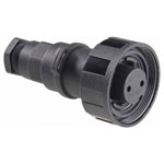 Bulgin PX0728/S Standard 9-Pole IP68 Socket Connector, Flex Cable, 5A