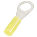 Cimco 180056 Ring Terminal 6mm² 8.4mm Hole Partially Insulated Yellow