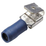 Cimco 180284 Blade Receptacle 6.3mm 0.8mm 180° Partially Insulated Yellow
