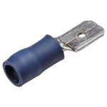 Cimco 180292 Blade Terminal 6.3mm Wide 0.8mm Thick Blue 1 piece