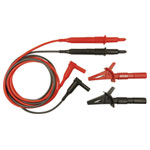 Cliff CIH29892 Safety Test Lead Set 4 mm Plug 1.20 m Red/Black 1 pc