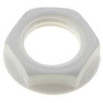 Cliff CL1409 Nut White 1pc For Jack Couplings 6.35mm