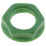 Cliff CL1414 Nut Green 1pc For Jack Installation Couplings 6.35mm