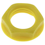 Cliff CL1420 Nut Yellow 1pcs Suitable for Jack Couplings 6.35 mm