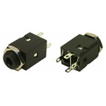 Cliff FC681375VH Audio Jack Socket 3.5 mm 3 Pin Stereo Black 1 pc