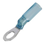 DSG-Canusa 7932200502 Ring Terminal + Heatshrink, 2.50 mm², Blue, 4 mm Hole