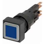 Eaton 089102 Pushbutton Blue 1 piece SPST 22.5 mm Panel Mount