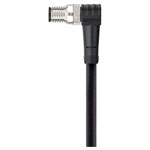 Escha 8043758 AL-SWSP3-5/S370 Cable, 5 pins, Straight, Shielded