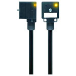 Escha 8047805 VA41-24.2-5/S370 Cable 3+PE Wire Black Pins