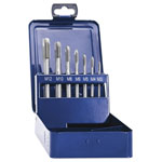 Eventus 10316 Tap Set, 7pc CNC Metric, RH Cutting, HSS, DIN 371