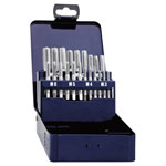 Eventus 10701 Hand Tap Set 21-Piece Metric Right-Hand DIN 352 HSS