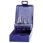 Eventus 17334 HSS Step Drill Bit Set 3-Piece 4-12mm/4-20mm/6-30mm