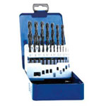 Eventus 32001 HSS Twist Drill Bit Set 19-Piece Rolled DIN 338 Cylinder Shank