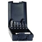 Exact 05937 Tapping Head Set 7-Piece Metric M3-M10 HSS DIN 3126