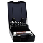 Exact 1605649 Countersink Set 8-Piece, HSS, Rapid Tool Changes