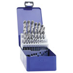 Exact 32004 HSS Metal Twist Drill Bit Set 25-Piece DIN 338 High Strength