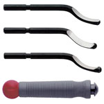 Exact 60005 Deburrer Kit DT3 3.2mm Set Ergonomic D Handle Blade Storage