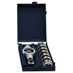 Exact 70418 Die Tool Kit 8-Piece HSS Metric M3-M12
