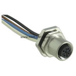 Harting 21033112400 M12 Sensor/Actuator Connector 4-Pin Built-in Socket
