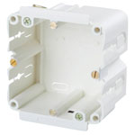 Heidemann 09830 Trunking Socket 70x70x50mm Grey For Cable Duct