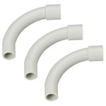 Heidemann 13166 Bend EN16, Grey, 3 pcs, 90° Angle, For Insulated Pipe