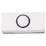 Heidemann 70180 Bell Button White 24V/1A Durable Single Button
