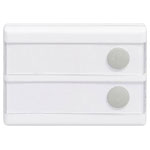 Heidemann 70369 HX 2FA Wireless Doorbell, 2 Name Plates, 256 Frequencies