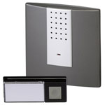 Heidemann 70823 HX Door Bell Set, 200m Range, 8 Melodies, Outdoor Use