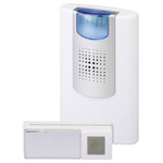 Heidemann 70824 Wireless Doorbell Set, 200m Range, 8 Melodies, Visual Alert