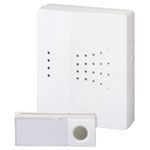 Heidemann 70830 HX Piano Wireless Doorbell, 8 Melodies, 100m Range