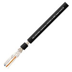 HELUKABEL 400034 HELUSOUND Cable 2x2x0.22mm² Black Shielded Per Metre