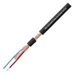HELUKABEL 400038 HELUSOUND Microphone Cable 2x0.22 mm² Black Per Metre