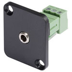 Hicon HI-J35SEFD-S 3.5mm Audio Jack Sleeve Socket, 3 Pins, Stereo Black