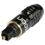 Hicon HI-TL01 Toslink Connector Plug, Optical Signal, Black, 1 Pin