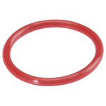 Hicon HI-UC-RT ID Rings, Red, 10 pcs, Adjustable Silicone, Colour Coding