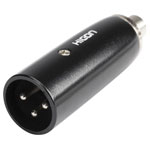 Hicon HI-X3CI-MF XLR to RCA Adapter One Piece Compact Design