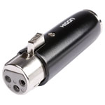Hicon HI-X3MX3-FM XLR Adapter XLR Socket to Mini XLR Plug 1 pc