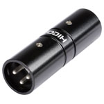 Hicon HI-X3X3-MM XLR Adapter Plug to Plug 1 pc for Audio Use