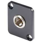 Hicon HI-XMDM3 XLR Connector 3-Pin Sleeve Plug, Silver/Black Finish