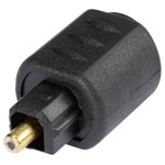 Hicon POF-723 Toslink Digital Audio Adapter 3.5mm to Toslink Black