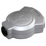Hicon POF-810 Digital Audio Y Adapter 1x Toslink to 2x Toslink Silver