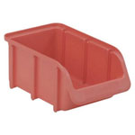 Hünersdorff 672100 Storage Bin 102x74x164mm Red TOOL BOX SIZE 2