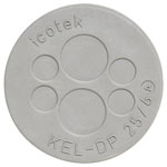 Icotek 43554 KEL-DP 50,9 Cable Grommet Elastomer Grey Dia18mm