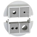 Icotek 45722 QVT 50/4 Split Cable Grommet piece Grey 1 piece Compartmentable