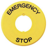 IDEC HAAV4-27 AB6E Emergency Stop Sign Durable High Visibility