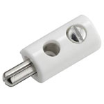 Kahlert Licht Mini Jack Plug Straight 2.6mm White 1 piece Cross-Hole