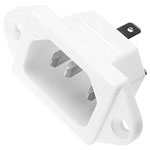 Martin Kaiser 781/ws IEC Connector 781 Plug Vertical 2+PE 10A White 1 piece