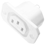 Martin Kaiser 796/ws-WH IEC Connector 2+PE 10A White 1piece Vertical Socket