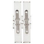 Klauke 8102 Blade Terminal 2.8mm Width Insulated Transparent 1 piece